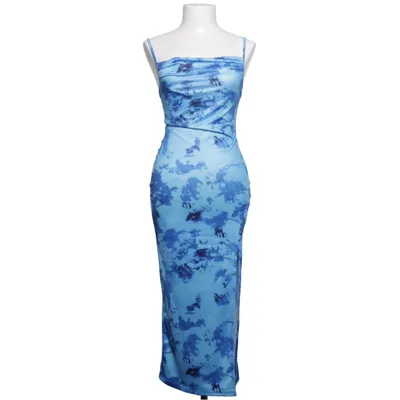 Långklänning (Blå, Vit) från Shein Elastan, Polyester