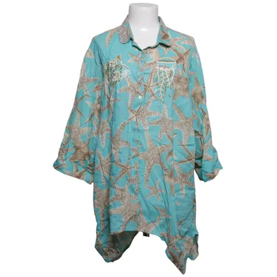Blouse (Turquoise, Marron, Multicolore) de Antica Sartoria Coton