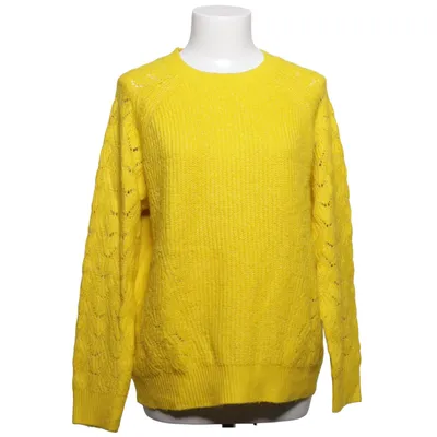 Pull-over (Jaune) de Damart Acrylique, Élasthane, Polyester