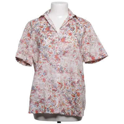 Chemise à manches courtes (Blanc, Multicolore) de Eterna Coton