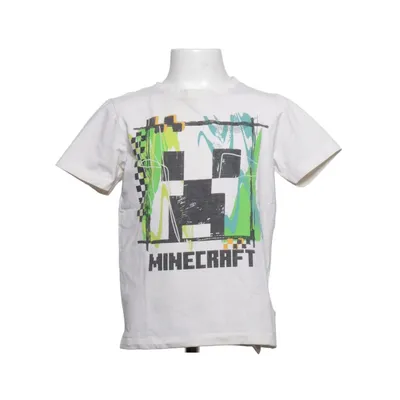 T-shirt (White, Multicolored) from Minecraft Cotton, Elastane