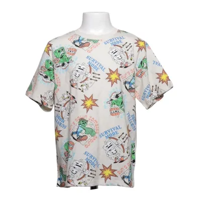 T-shirt (Beige, Multicolored) from Minecraft Cotton