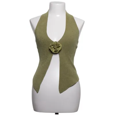 Halter neck top (Green) from With Jéan Elastane, Polyester