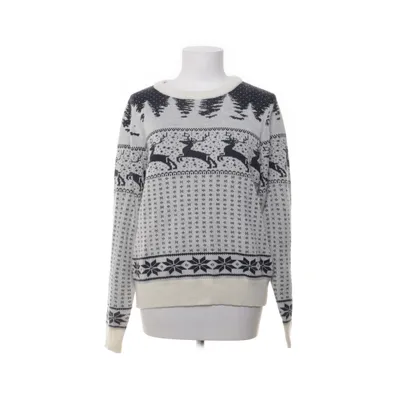 Sweater (White, Blue) from VILA Acrylic