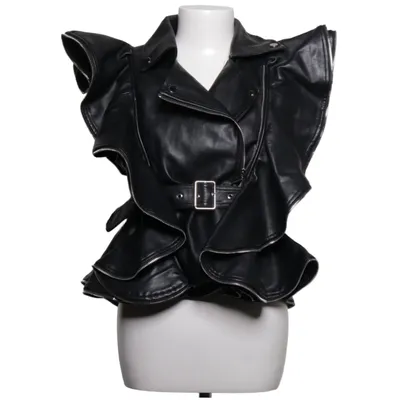 Bikervest (Sort) fra Miacometina Bomuld, Polyester, Polyurethan, Viscose