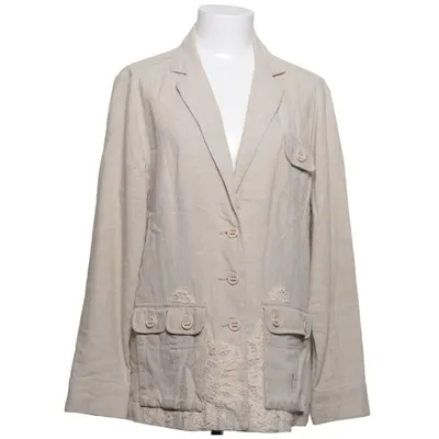 Blazer (Beige) de Together Lin, Viscose