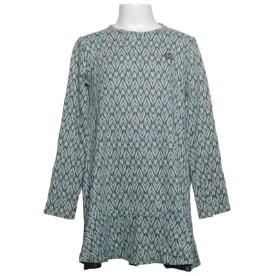 Dress (Green, White, Brown) from Koko Noko Cotton, Polyester