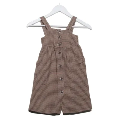 Robe salopette (Marron, Multicolore) de Zara Kids Coton