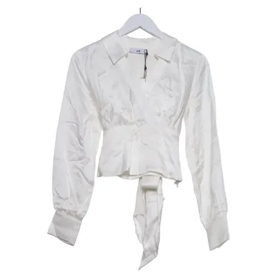Wrap blouse (White) from adL Viscose