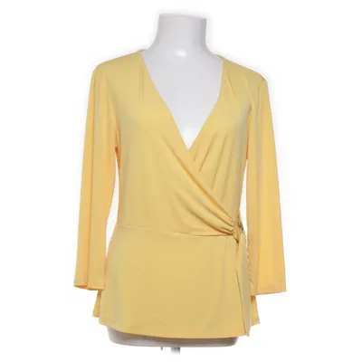 Wrap blouse (Yellow) from New York & Company Elastane, Polyester