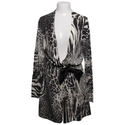 Cardigan (Sort, Hvid) fra Hauber Kashmir, Polyamid, Viscose