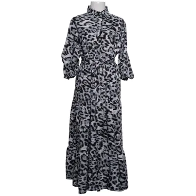 Robe chemise (Noir, Blanc) de City Coton, Polyester