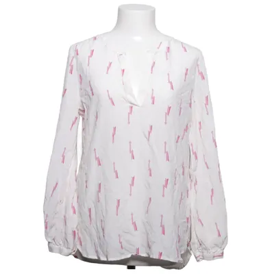 Blouse (Blanc, Rose) de Jadicted Élasthane, Soie