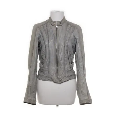 Läderjacka (Grå) från Rock'n Blue