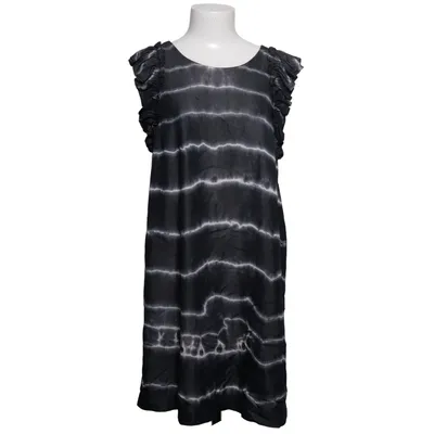 Dress (Black, White) from Mango Denim & Tees Elastane, Viscose
