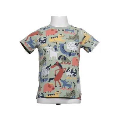 T-shirt (Green, Multicolored) from Polarn O. Pyret Elastane, Organic cotton