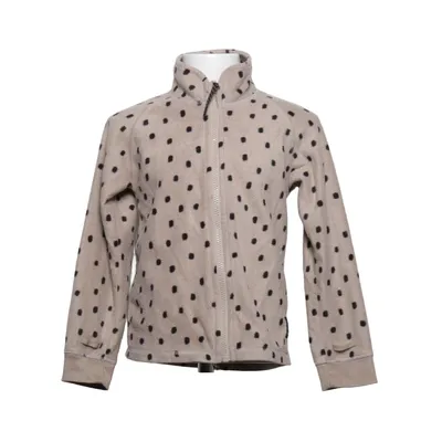 Fleecejakke (Beige, Sort) fra Kaxs by KappAhl Polyester