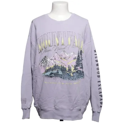 Sweatshirt (Lila) van Pacific Republic Pull & Bear Katoen, Elastaan