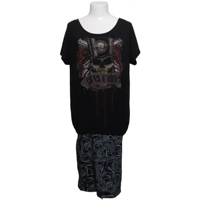 Jurk (Zwart, Grijs) van RED by EMP Katoen, Elastaan, Polyester, Viscose