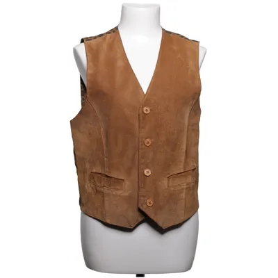 Leren vest (Bruin) van John F.Gee Leer, Polyamide