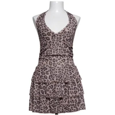Robe dos-nu (Beige, Marron) de Romwe Élasthane, Polyester