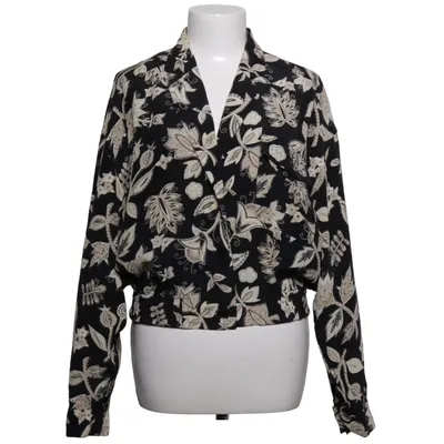 Jacket (Black, Beige) from August Silk Acetate, Silk