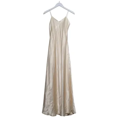 Maxi dress (Beige) from Lu Lu Fl'h Elastane, Polyester
