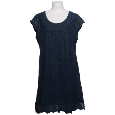 Jurk (Blauw) van Mingel Katoen, Polyamide