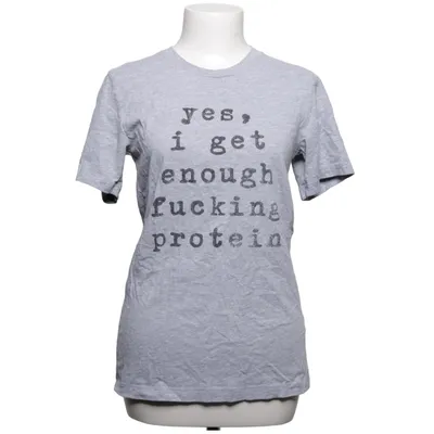 T-shirt (Gris) de Vegan Outfitters Coton, Polyester