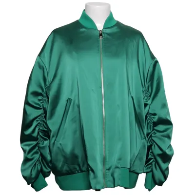 Bomber jacket (Green) from Les Jumelles Elastane, Polyamide, Polyester