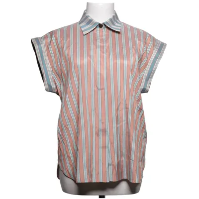 Short sleeve shirt (Brown, Green, White) from Sandro Cotton, Polyester
