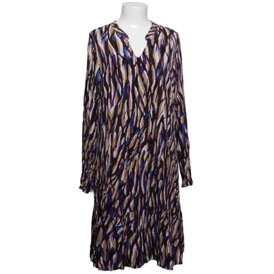 Jurk (Bruin, Lila, Meerkleurig) van Comma Viscose