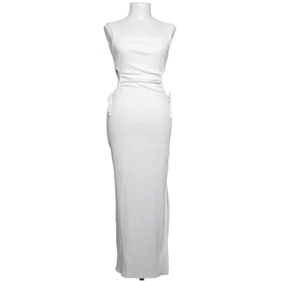 Maxi dress (White) from Dilvin Cotton, Elastane