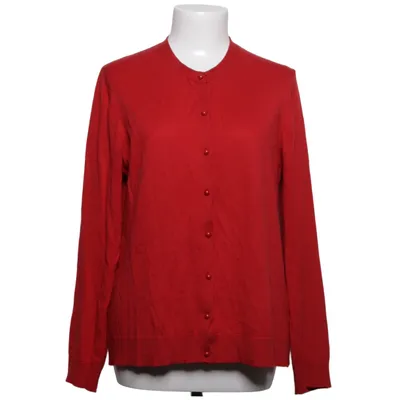 Cardigan (Rouge) de August Silk Cachemire, Polyamide, Polybutylène, Soie
