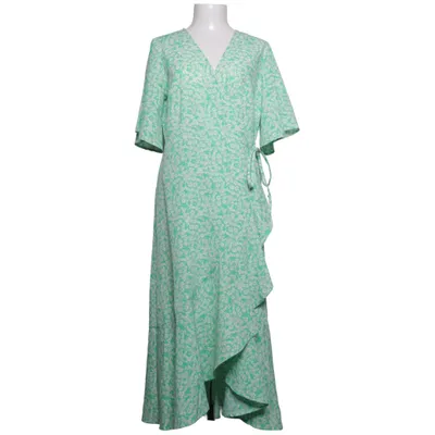 Omlottklänning (Grön, Vit) från Pernilla Wahlgren Design Polyester