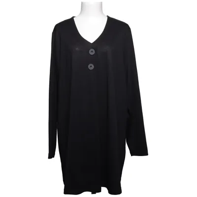 Cardigan (Gray) from Ciso Polyester, Viscose