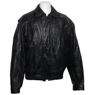 Leren jack (Zwart) van High Fashion