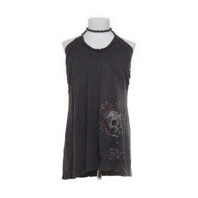 Halternecktopp (Grå, Flerfärgad) från Ed Hardy Elastan, Viskos