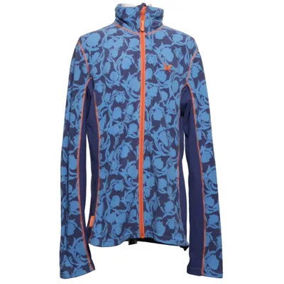 Fleece jas (Blauw, Oranje, Meerkleurig) van Kari Traa Polyester