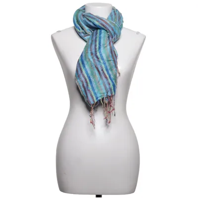 Schal (Blau, Mehrfarbig) von Pashmina Seide
