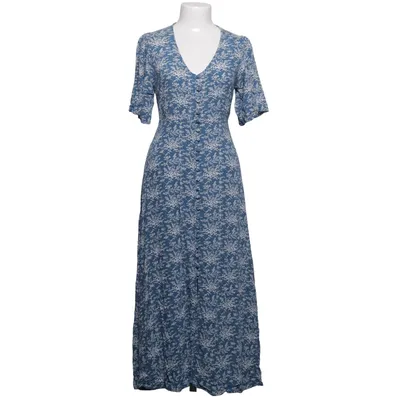 Maxi dress (Blue, White) from Mango