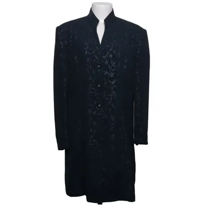 Coat (Gray, Multicolored) from Barisal Acetate, Polyester