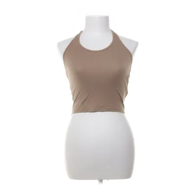 Haltertop (Bruin) van Dazy Elastaan, Polyester