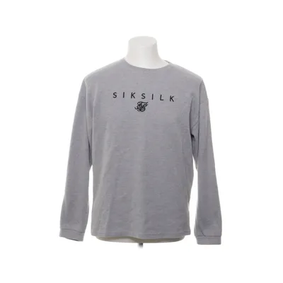 Collegetröja (Grå) från SikSilk Polyester, Bomull