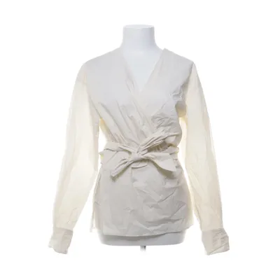Wikkelblouse (Wit) van Arket Katoen