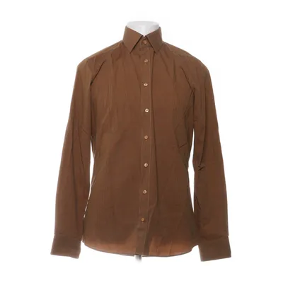 Shirt (Bruin, Meerkleurig) van Olymp Katoen