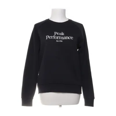 Sweatshirt (Zwart) van Peak Performance Katoen, Polyester