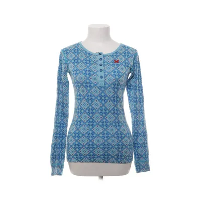 Base layer shirt (Blue, White) from Kari Traa Merino Wool