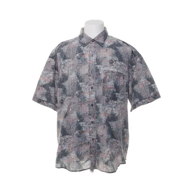 Kortärmad skjorta (Grå, Orange) från Identic Bomull, Polyester