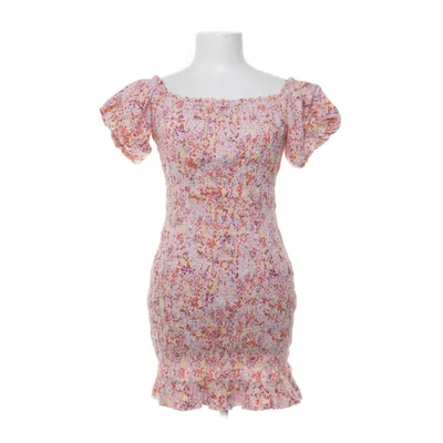 Klänning (Rosa, Flerfärgad) från H&M Bomull, Linne, Polyester